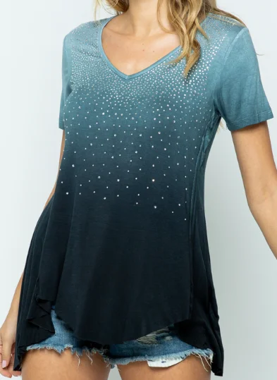 Multifunctional Style Bottom And Versatile Women's Vocal T-Shirt #IM1502S