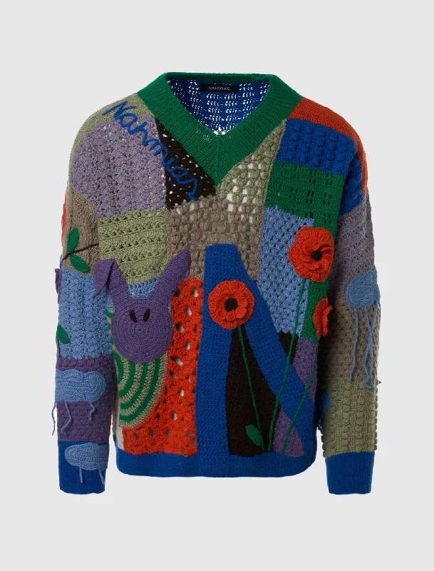 Cute Design Comfortable And Cold-proof CALI CROCHET SWEATER