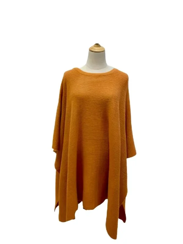 Creative Prints Sports Design Sierra Dawn Poncho In Rust