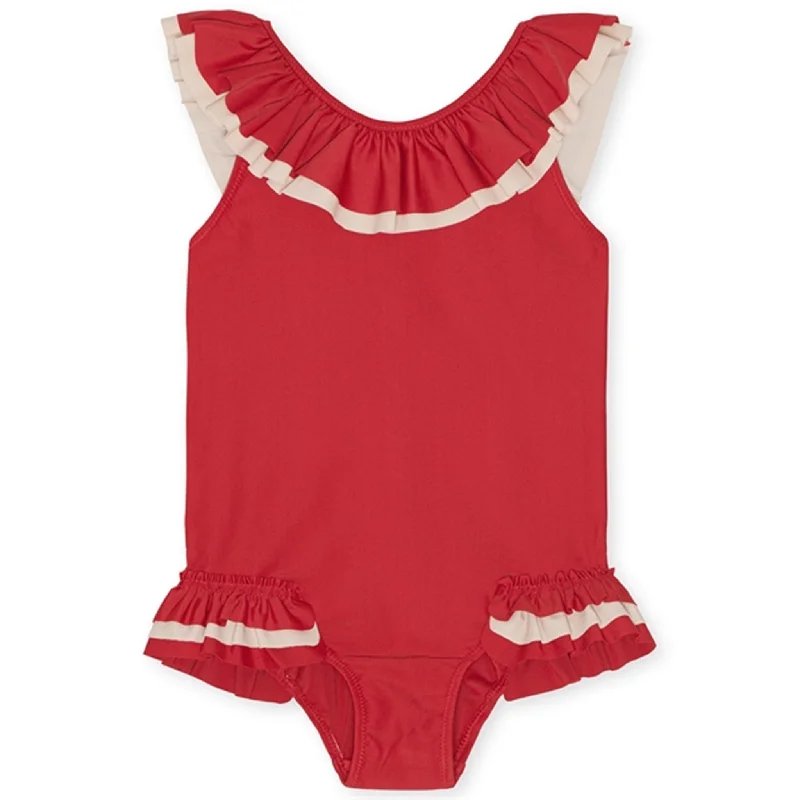 Street Sports Style Konges Sløjd Barbados Cherry Cerise Swim Suit