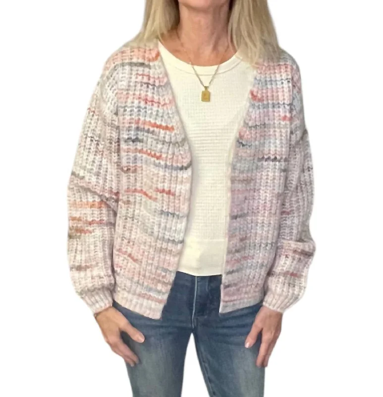 Printed pattern Dorset Cardigan In Multicolor