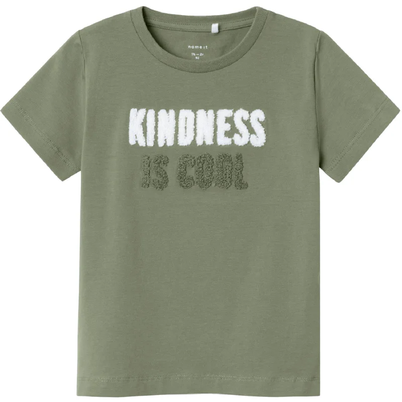 Exclusive Customization Bright Colors Name It Oil Green Heloop T-Shirt