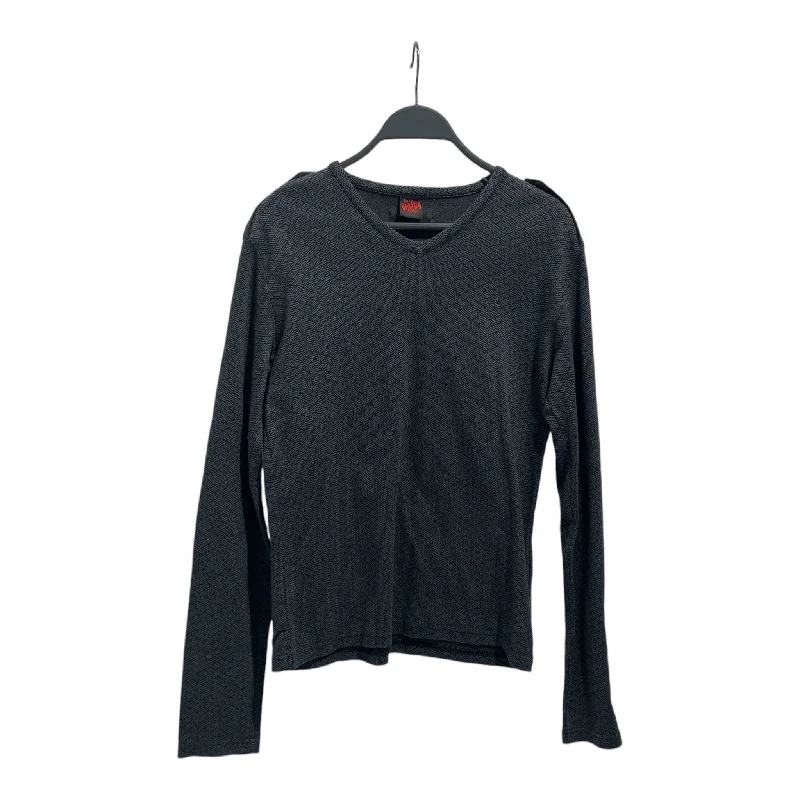 Autumn Selection Elegant And Casual Jean Paul Gaultier/LS T-Shirt/38/Border/Cotton/GRY/ Autumn Selection Elegant And Casual Jean Paul Gaultier/LS T-Shirt/38/Border/Cotton/GRY/