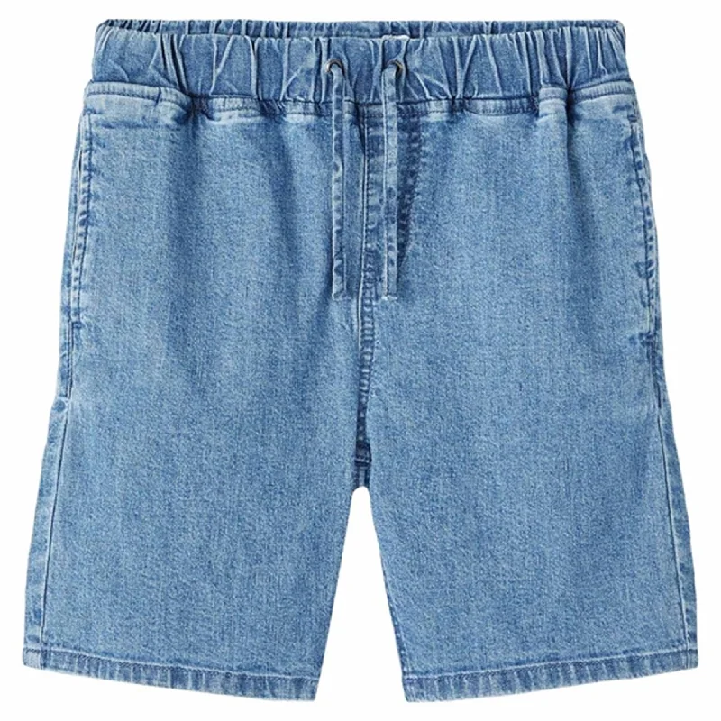 Affordable selection Name it Dark Blue Denim Ben Jogger Denim Shorts