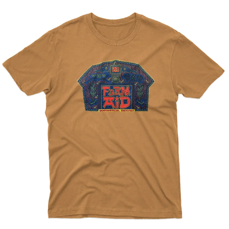 Bright Colors Diamond Series Farm Aid 2023 Barn Tee – Amber
