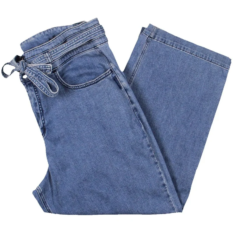 Simple Matching New Season Series Silver Jeans Co. Womens Plus High Rise Belted Wide Leg Jeans Simple Matching New Season Series Silver Jeans Co. Womens Plus High Rise Belted Wide Leg Jeans