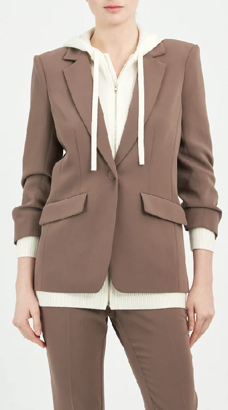 Tropical Style Personalized Clothing Sweater Knit Chloe Blazer
