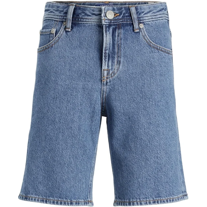 Minimal Style Sports And Leisure Jack & Jones Junior Blue Denim Original Chris Shorts 412