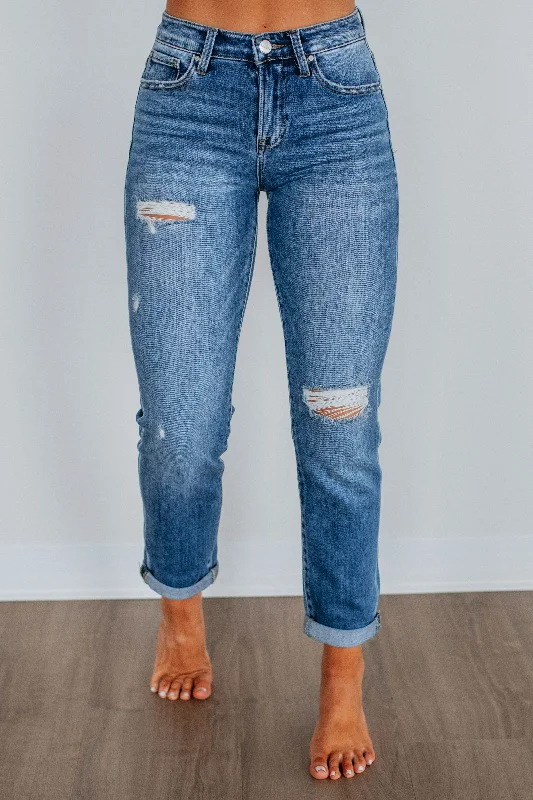 Cute Design New Products Cecile Risen Jeans