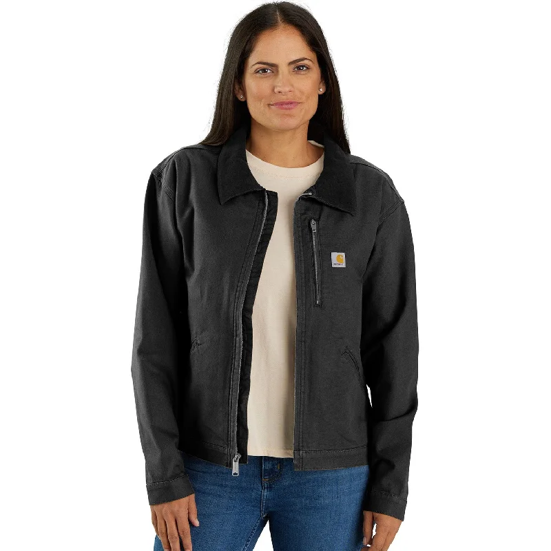 Personalized Series Fresh And Capable Carhartt Women's Re-Engineered Rugged Flex® Loose Fit Canvas Detroit Jacket