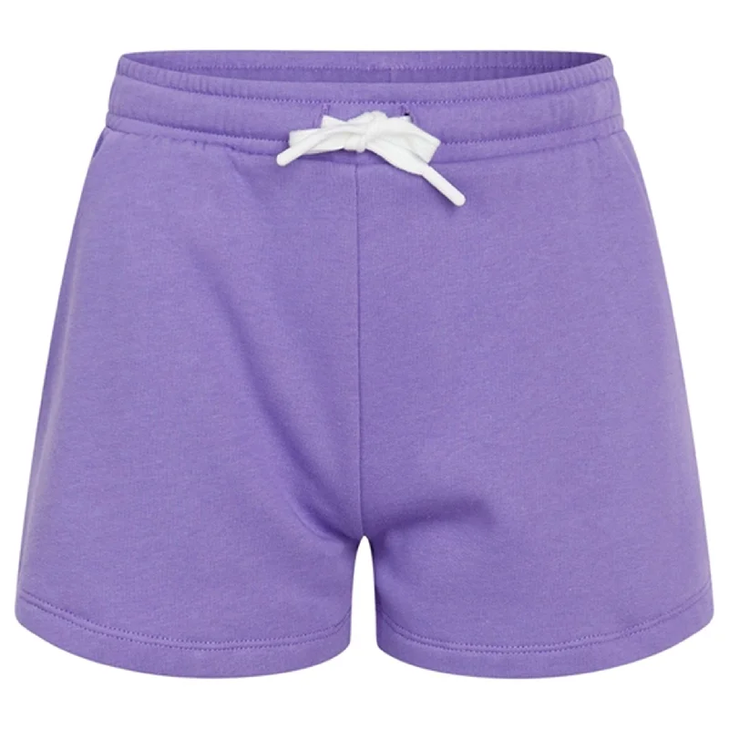 Personalized Wear Fashion Design Mads Nørgaard Organic Sweat Prixina Shorts Paisley Purple