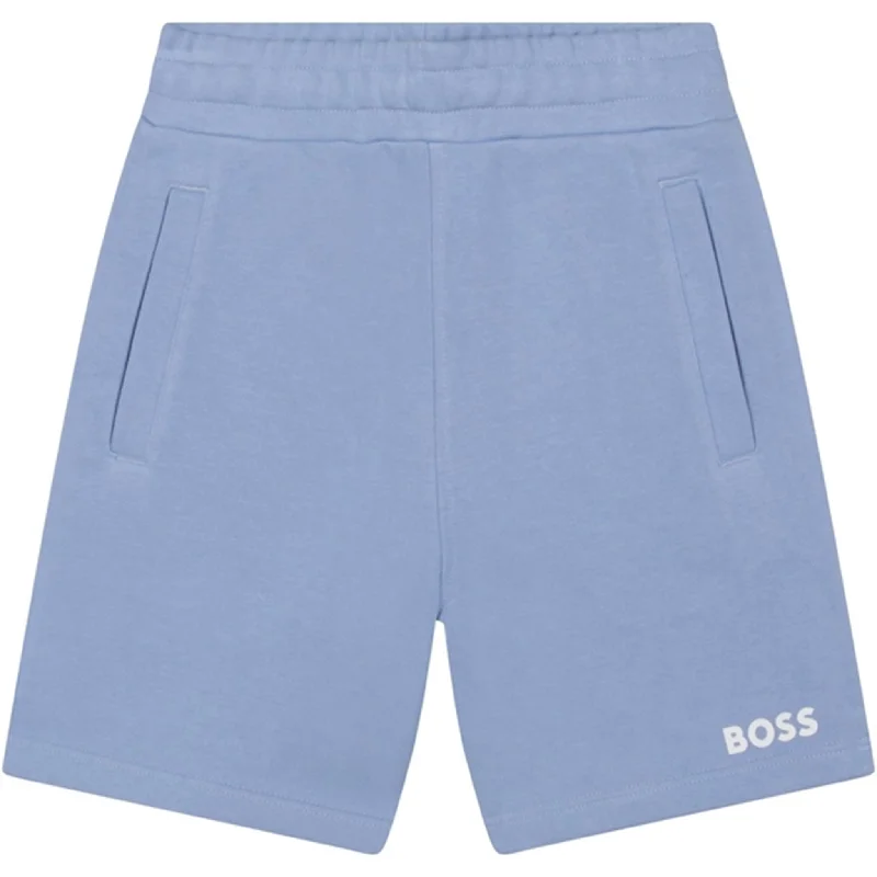 Noble And Elegant Fashionable Items Hugo Boss Bermuda Shorts Pale Blue