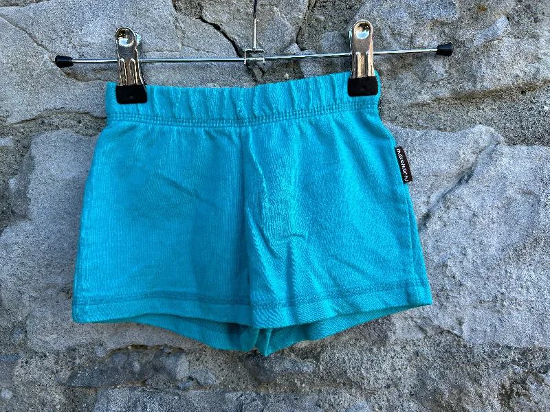Classic Retro Casual Street Teal shorts  12-18m (80-86cm)