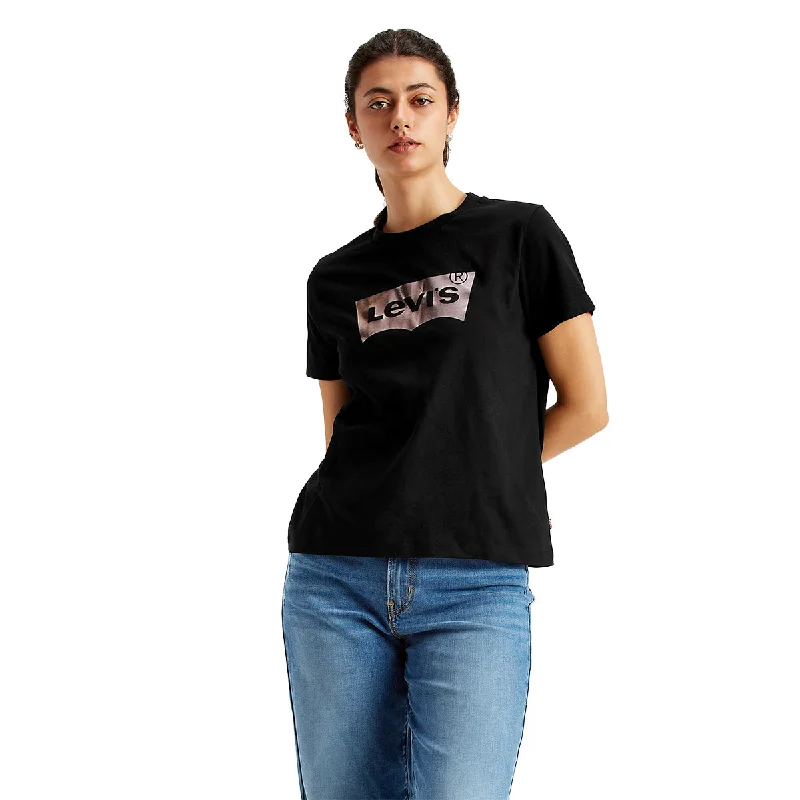 Hooded design Women's Brand Logo Straight Fit T-Shirt