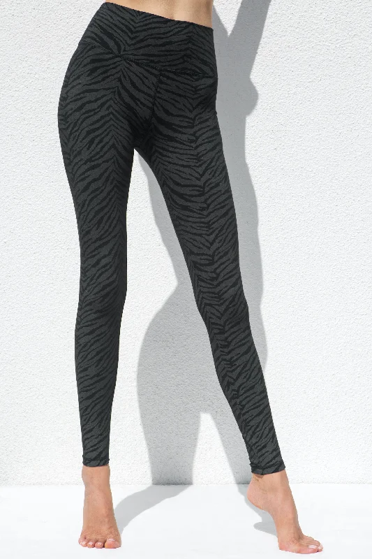 Perfect Tailoring Street Cool Zebra Leggings - Black