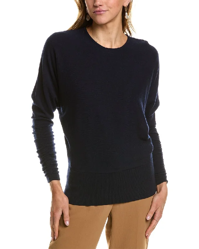 Sports Casual Style Reiss Lisa Wool-Blend Batwing Sleeve Top