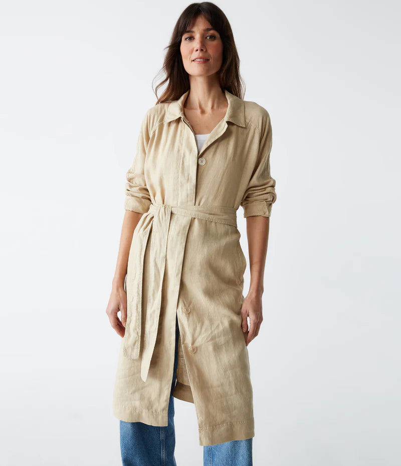 Comfortable Series Slightly Flared Design Belinda Jacket w/Tie