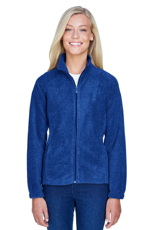 Luxury Style Elegant Design Harriton Womens Pill Resistant Fleece Full Zip Jacket - True Royal Blue