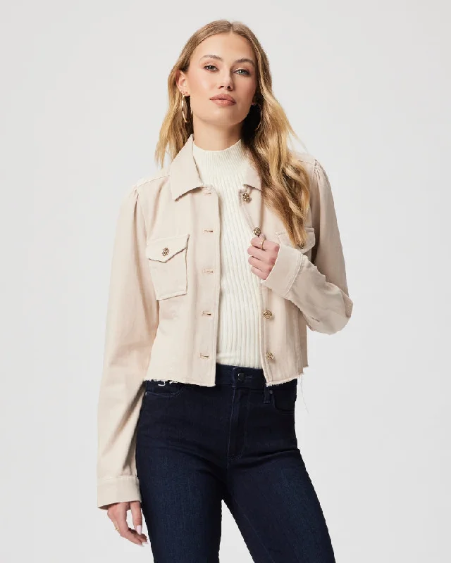 Sports Casual Style Cropped Pacey Denim Jacket