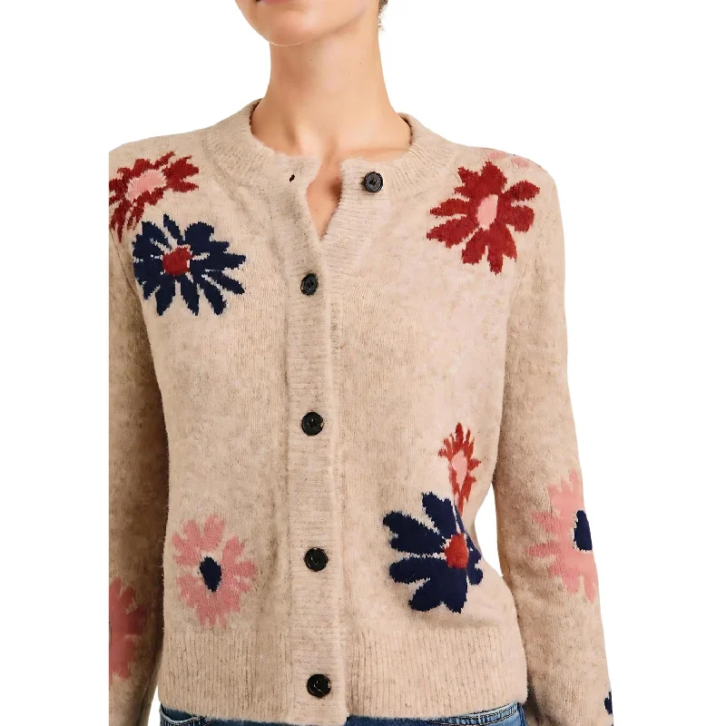 Moisture wicking Millie Cardigan In Multi