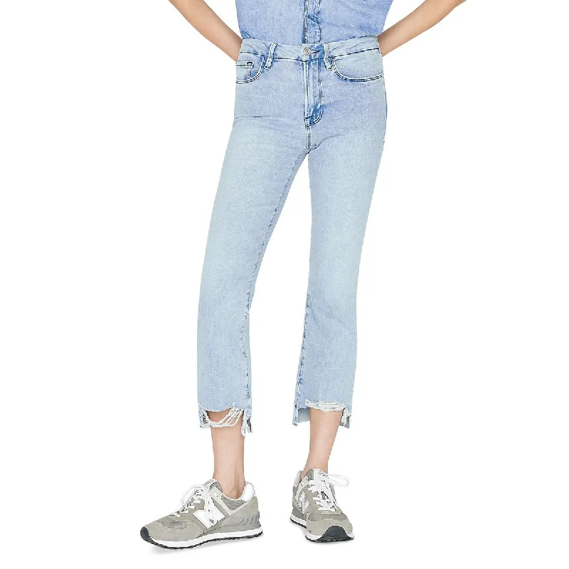 Sports Fashion Designer Style FRAME Womens Released Hem Denim Bootcut Jeans