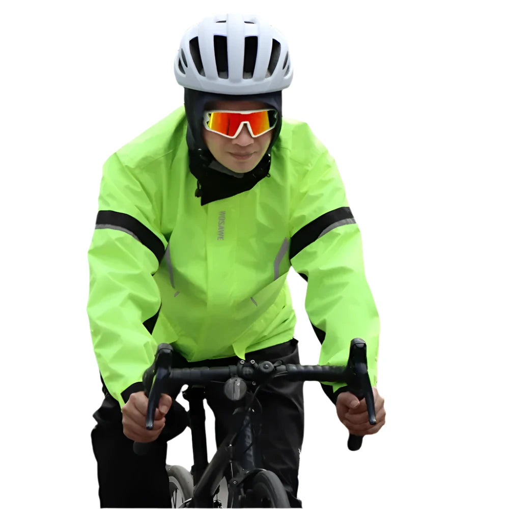 Must-have For Autumn And Winter Lively And Youthful Cycling Raincoat Men Waterproof Windproof Rain Jackets Pants Suit Camping Fishing Clothing MTB Bike Ultralight Rainwear