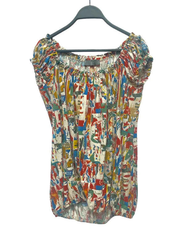 Modern Tailoring Celebrity Style McQ/T-Shirt/S/All Over Print/Cotton/MLT/