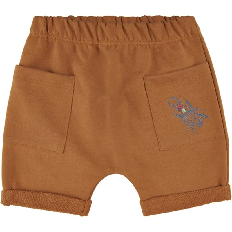 Must-have For Fashion Street Charm Soft Gallery Brown Sugar Emb Bugs Flair Shorts