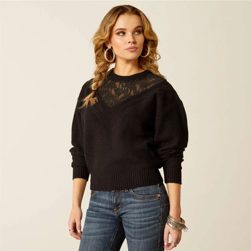 Avant-garde Design Fresh And Natural Ariat Women's Magnolia Sweater in Black