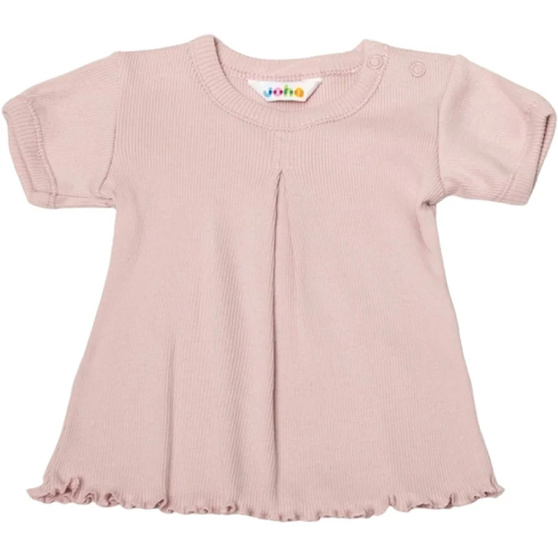 Celebrity Style Fashion Must-have Joha Bomuld Pink T-Shirt