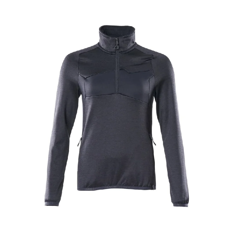 Editorial Design Classic Retro Mascot ACCELERATE 18053 Women's Fleece Jumper with Half Zip
