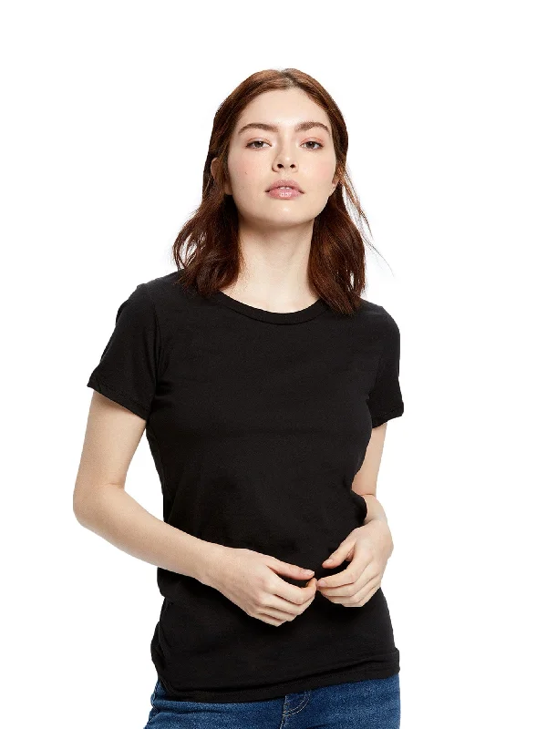 Youthful Vitality French Style US Blanks Ladies Made in USA Short Sleeve Crew T-Shirt Youthful Vitality French Style US Blanks Ladies Made in USA Short Sleeve Crew T-Shirt