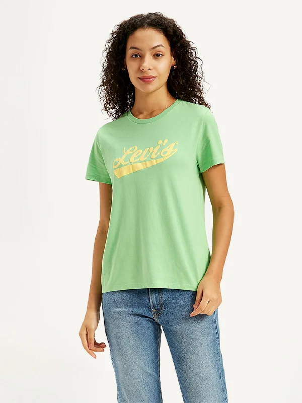 Avant-garde Design Personalized Clothing Women's Brand Logo Regular Fit T-Shirt