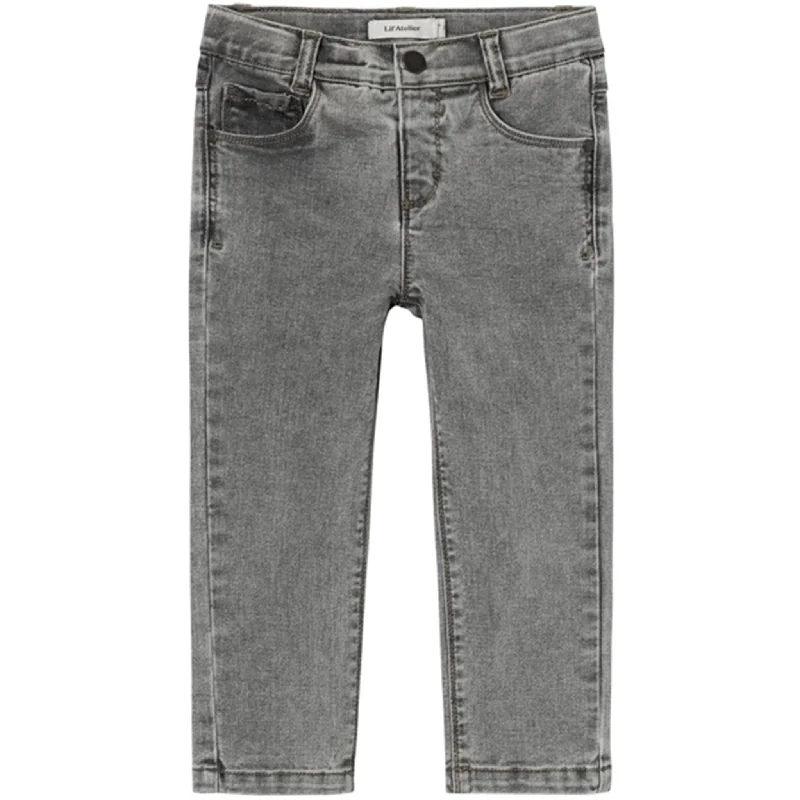 Noble And Elegant Wearable At Home Or Out Lil'Atelier Light Grey Denim Ben Jeans