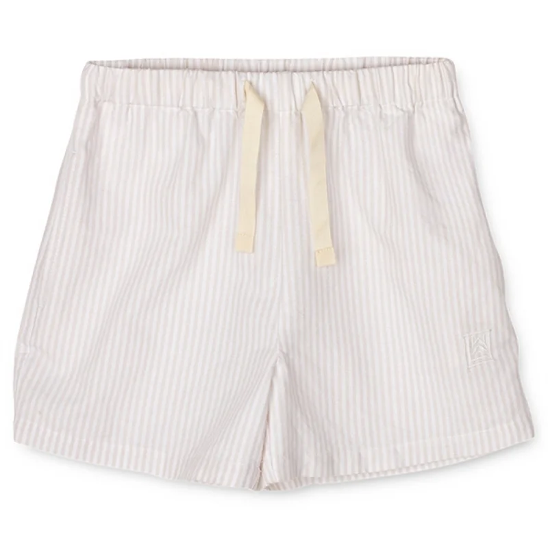 Fashionable And Versatile Unique Design Liewood Madison Y/D Stripe Shorts Y/D Stripe Crisp White/Sandy
