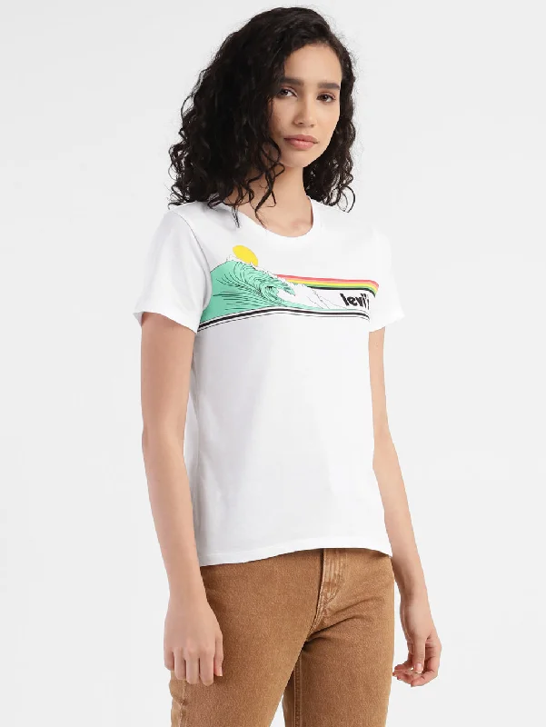 Elegant Design New Products Women's Graphic Slim Fit T-shirt