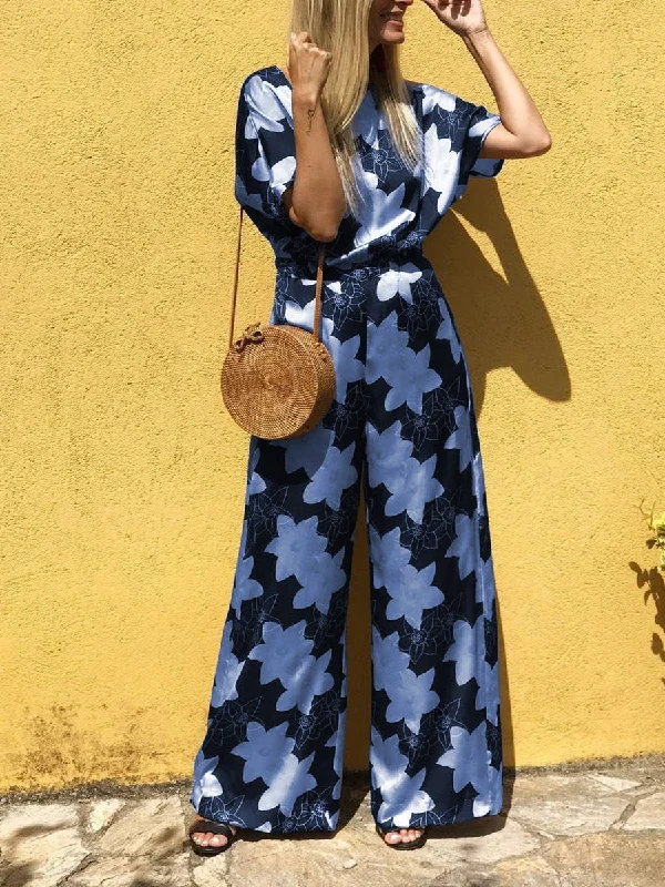 Must-have For Fashion Noble And Elegant Fashionable Elegant Loose Short Sleeve Top Pants Geometric Suit Must-have For Fashion Noble And Elegant Fashionable Elegant Loose Short Sleeve Top Pants Geometric Suit