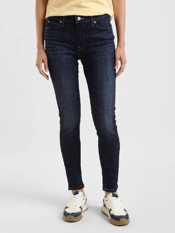 Fashionable And Fashionable Luxury Temperament Women's Mid Rise 711 Skinny Fit Jeans