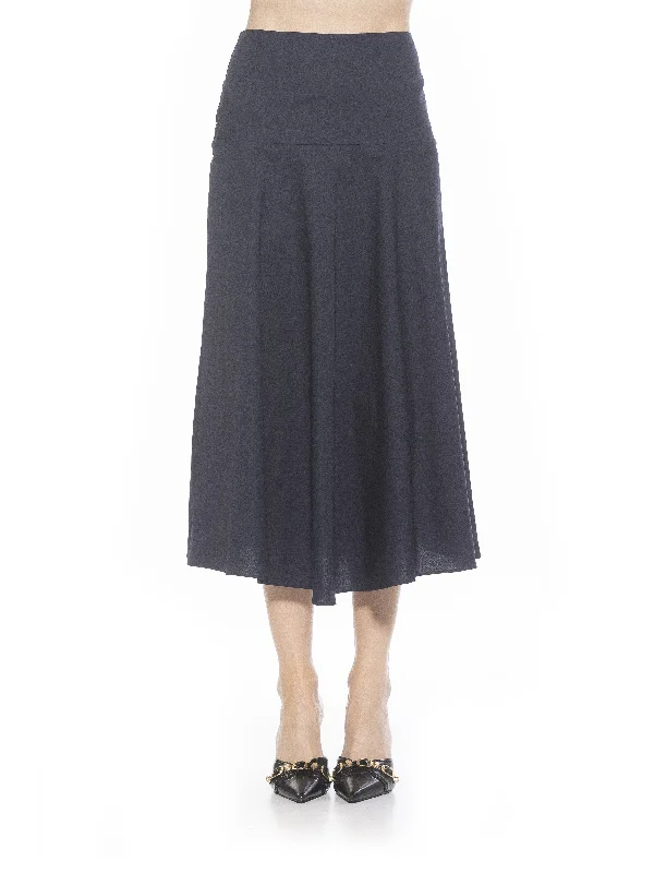 Stand-up collar design Hadley Skirt