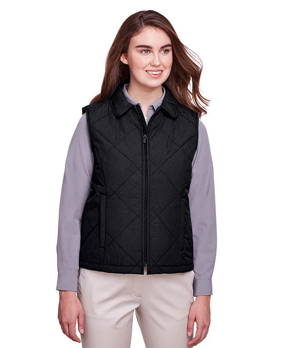 Comfortable And Cold-proof Simple Solid Color UC709W - UltraClub Ladies Dawson Quilted Hacking Vest