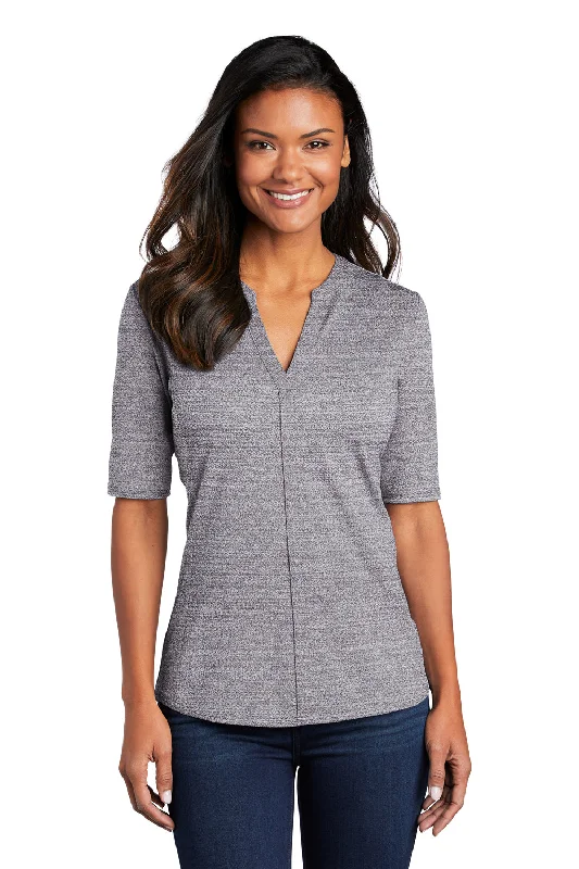 Fashionable Inner Wear Unique Design Port Authority Womens Moisture Wicking Short Sleeve Polo Shirt - Graphite Grey/White Fashionable Inner Wear Unique Design Port Authority Womens Moisture Wicking Short Sleeve Polo Shirt - Graphite Grey/White