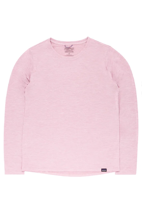 Floral Prints Simple Style Patagonia Women's Long Sleeve Cap Cool Daily Shirt - Milkweed Mauve - Light Milkweed Mauve X-Dye Floral Prints Simple Style Patagonia Women's Long Sleeve Cap Cool Daily Shirt - Milkweed Mauve - Light Milkweed Mauve X-Dye