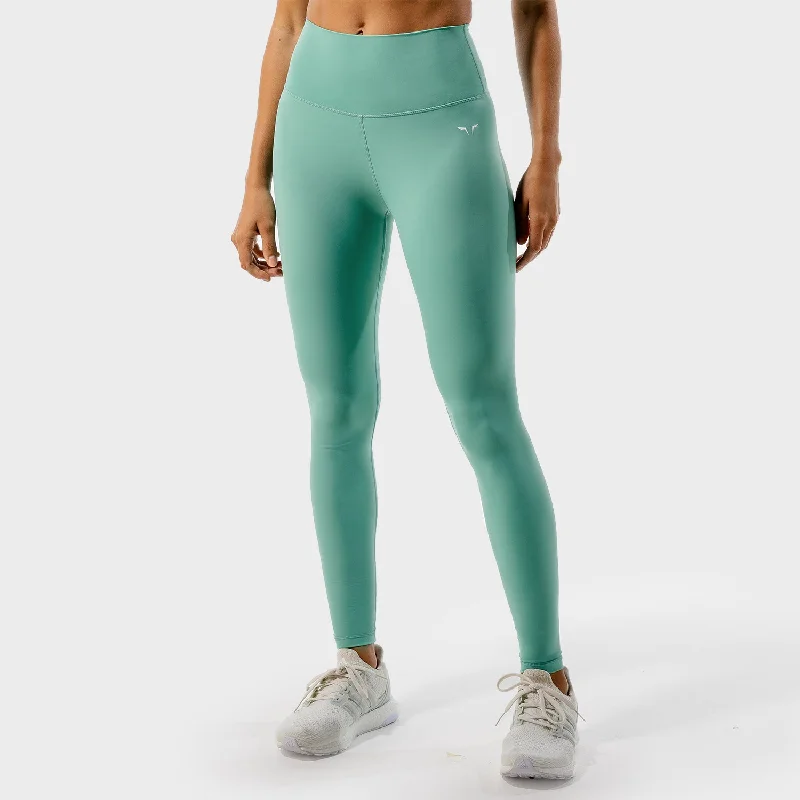 Street Vertical And Horizontal Design Core Agile Leggings - Duck Egg Blue