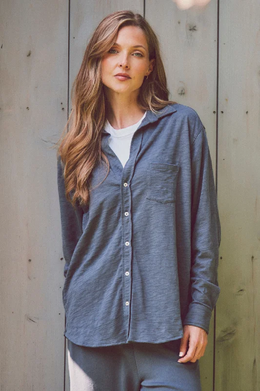 Fashion Classic Simple And Comfortable Emmit Button-Down Slub