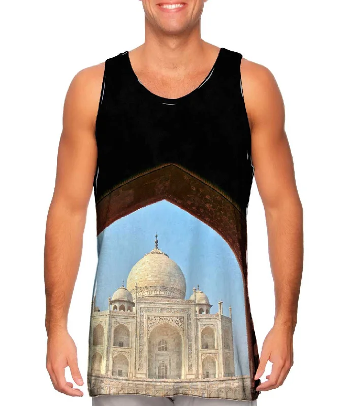 Fresh And Fashionable Youthful Street Fashion Door Way Taj Mahal Agra India
