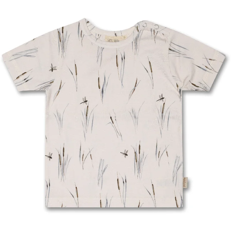 Age-reducing Style Fresh And Capable Petit Piao® Cattail T-shirt Printed