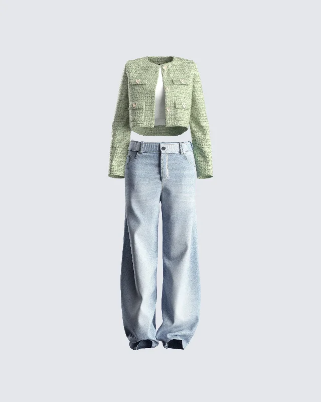 Soft And Comfortable Spring Fashion Tess Tweed Set