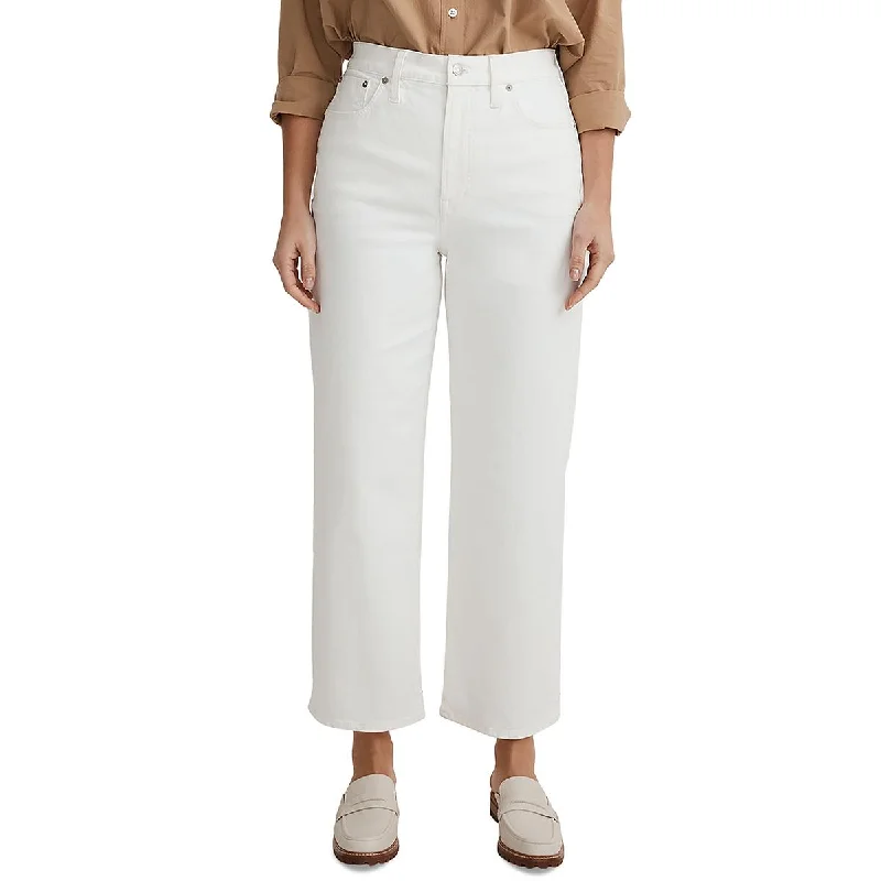 Personalized Clothing Autumn Selection Madewell Womens   Crop Denim Wide Leg Jeans