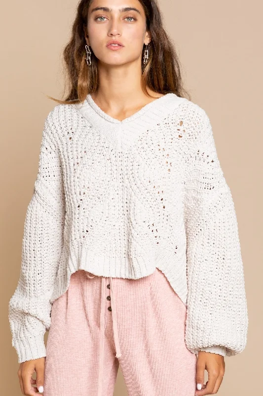 Celebrity Style Versatile Items High-Low Sweater