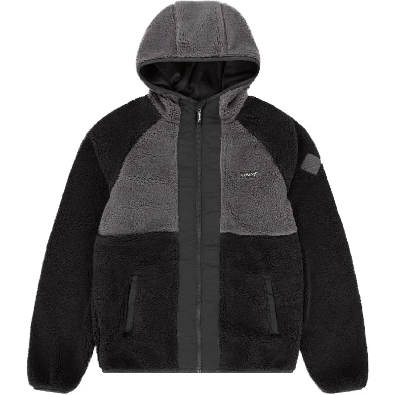 Exquisite Design Unique Design Levi's BLACK Sherpa Jacket